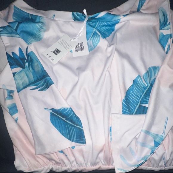 Floral One-Shoulder Cocktail Dress - Picture 2 of 4